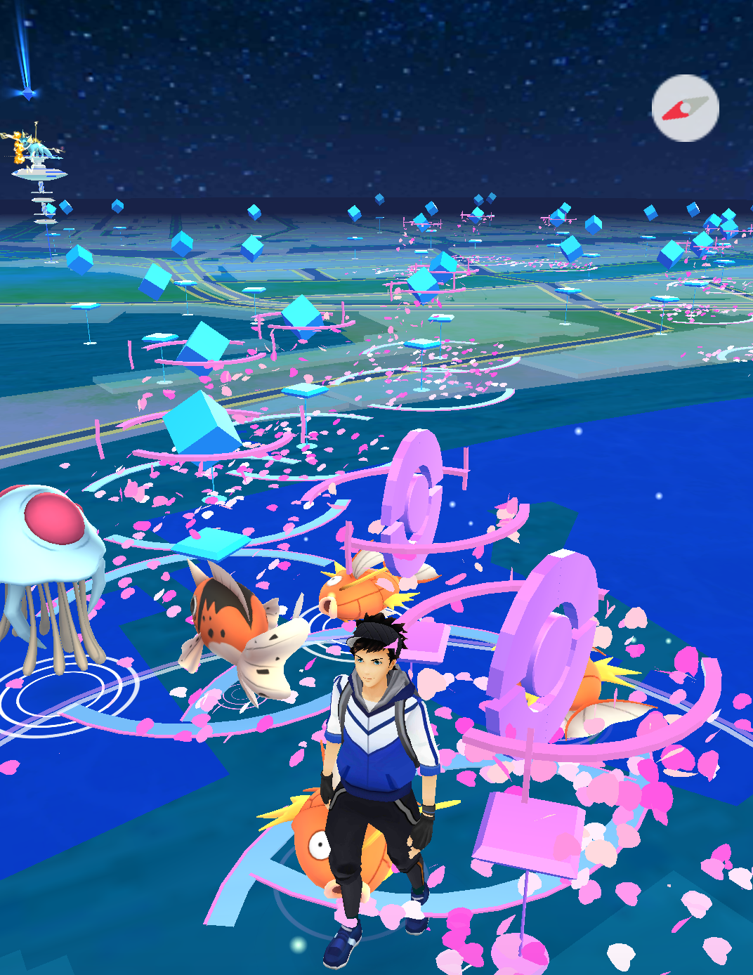 「ポケモンGO」水ポケモンとルアーモジュール